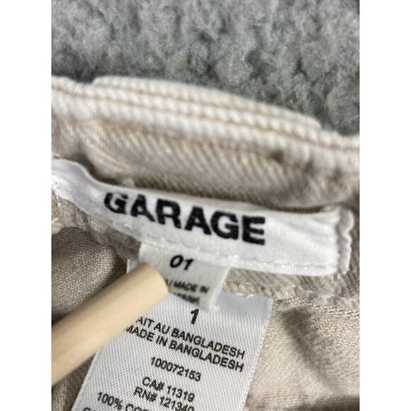 Women's Beige High Waisted Cargo Pants Size 1 Garage - Picture 2 of 11